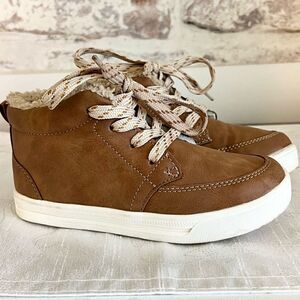 Oshkosh Faux Leather Size Zip Booties Toddlers kids size 11 M